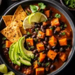 sweet potato and black bean chili