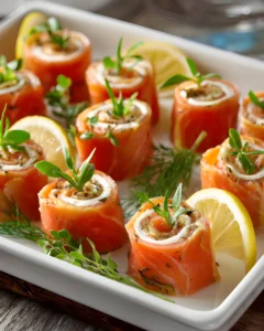 smoked salmon pinwheels appetizer platter
