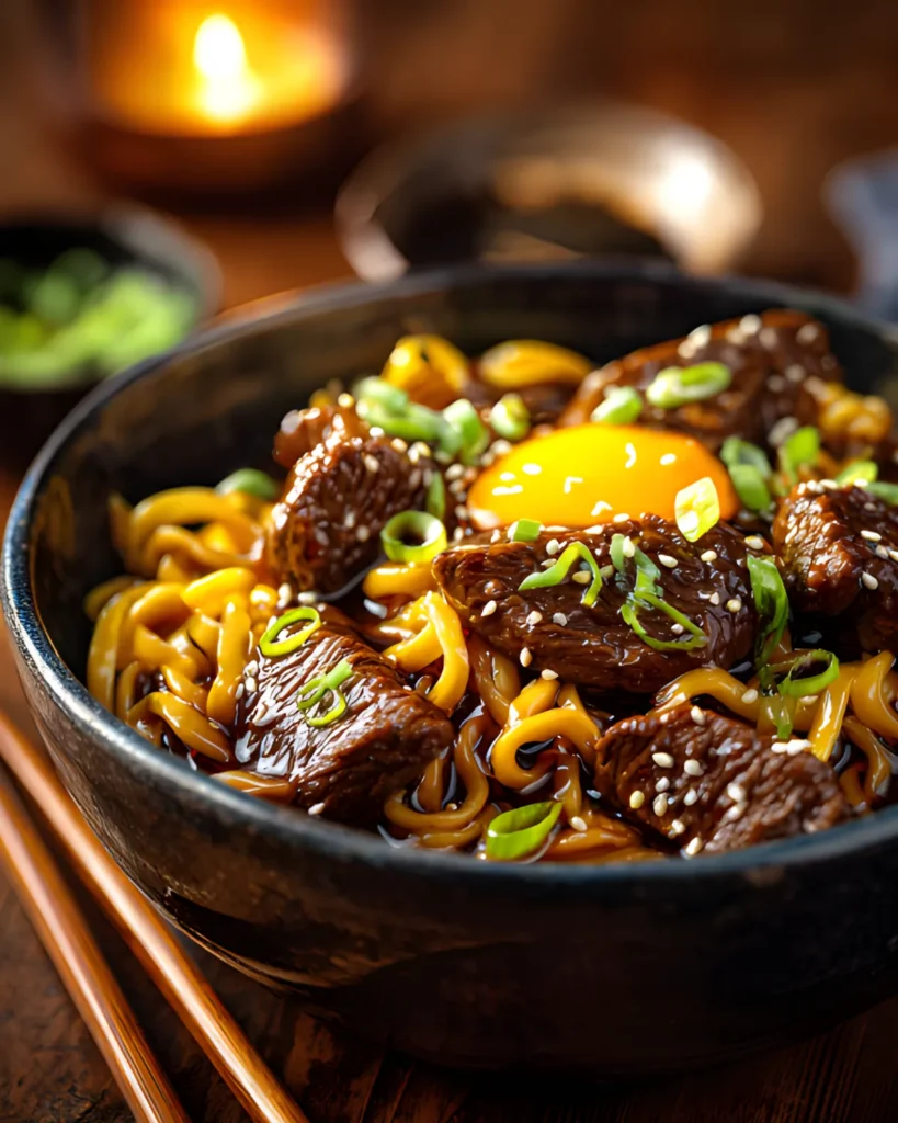 sticky-beef-noodles-bowl-with-chopsticks-sesame